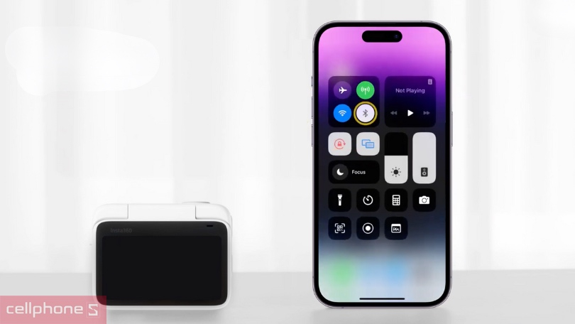 Hướng dẫn kết nối camera hành trình Insta 360 Go 4 với điện thoại