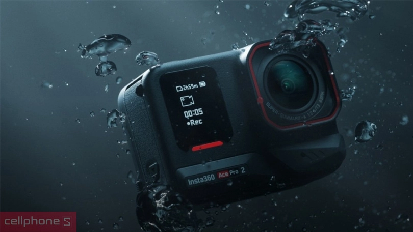 Thiết kế camera hành trình Insta 360 ACE Pro 2