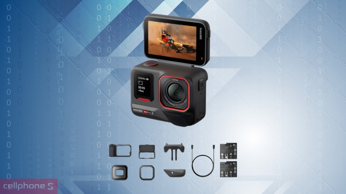 Dung lượng lưu trữ camera hành trình Insta360 Ace Pro 2 Standard