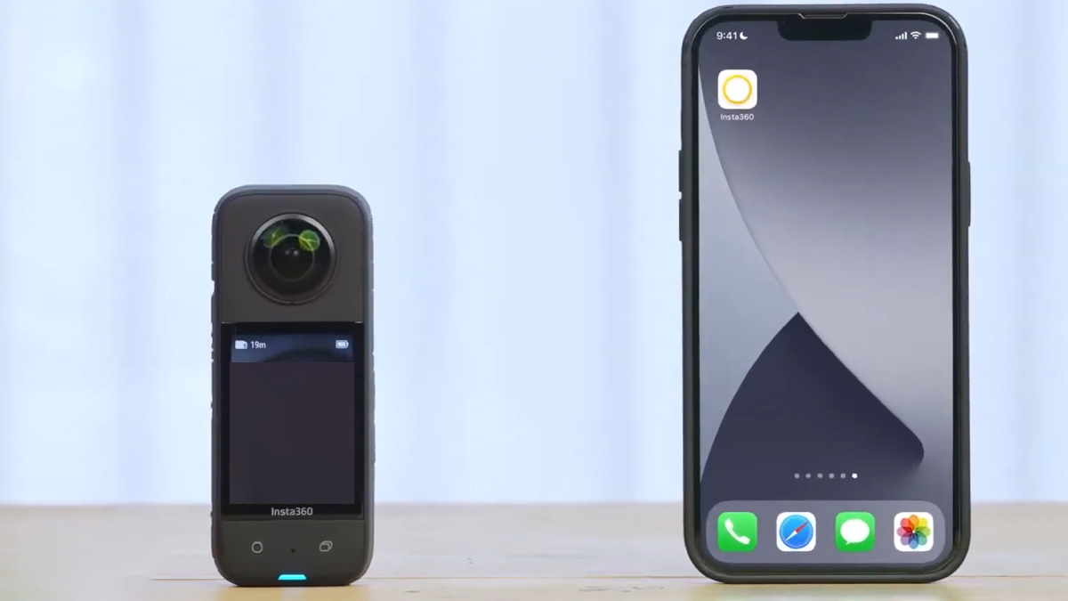 Hướng dẫn kết nối camera hành trình Insta 360 X4 Air Essentials Bundle với Insta360 app