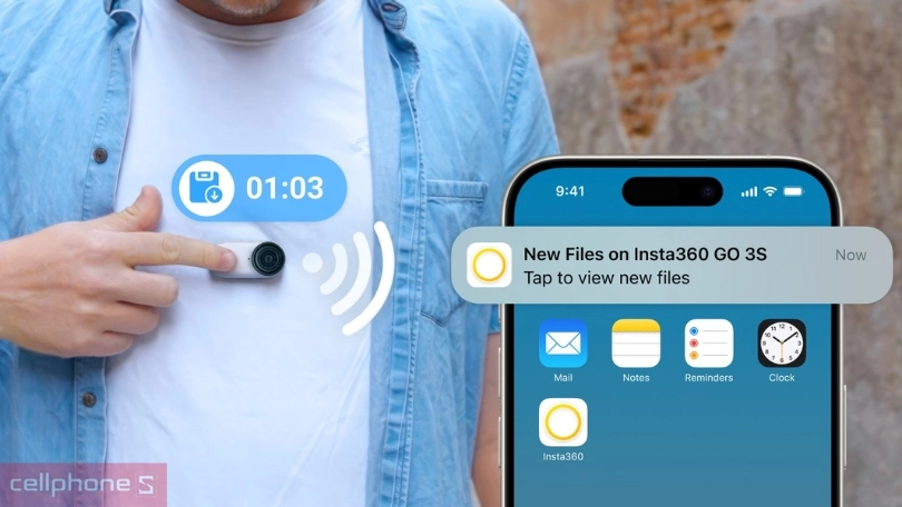 Dung lượng camera Insta360 Go 3S 128GB