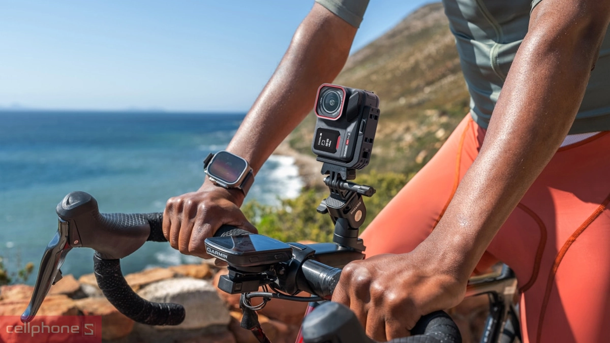 Chất lượng ghi hình rõ nét, công nghệ quay hiện đại của camera hành trình Insta 360 Ace Pro 2 Flash Print Bundle