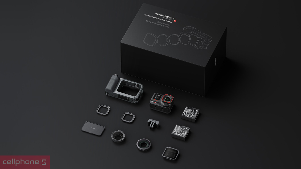 Camera hành trình Insta 360 Ace Pro 2 Ultimate Videography Bundle gồm những gì