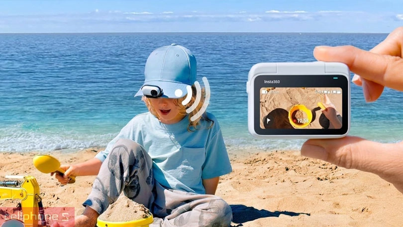 Khả năng ghi hình của camera hành trình Insta 360 Go 3S 64GB