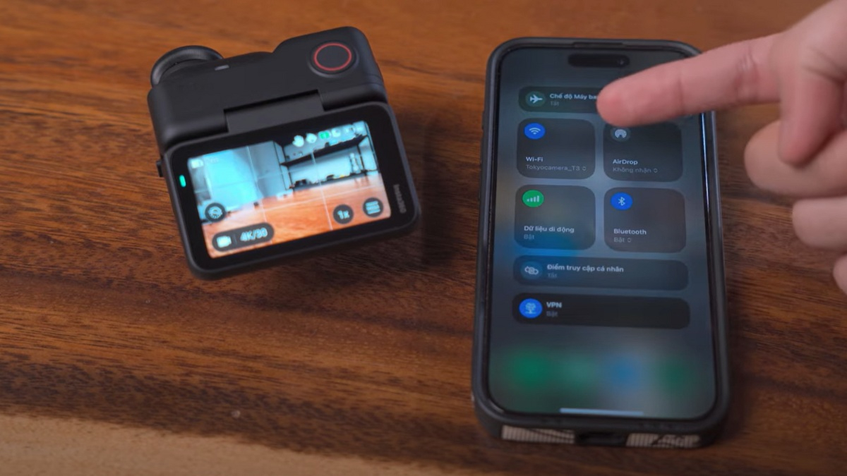 Hướng dẫn kết nối camera hành trình Insta360 Go Ultra Standard với điện thoại