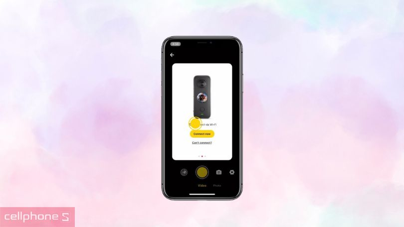 Hướng dẫn kết nối camera hành trình Insta360 One X2 với Insta360