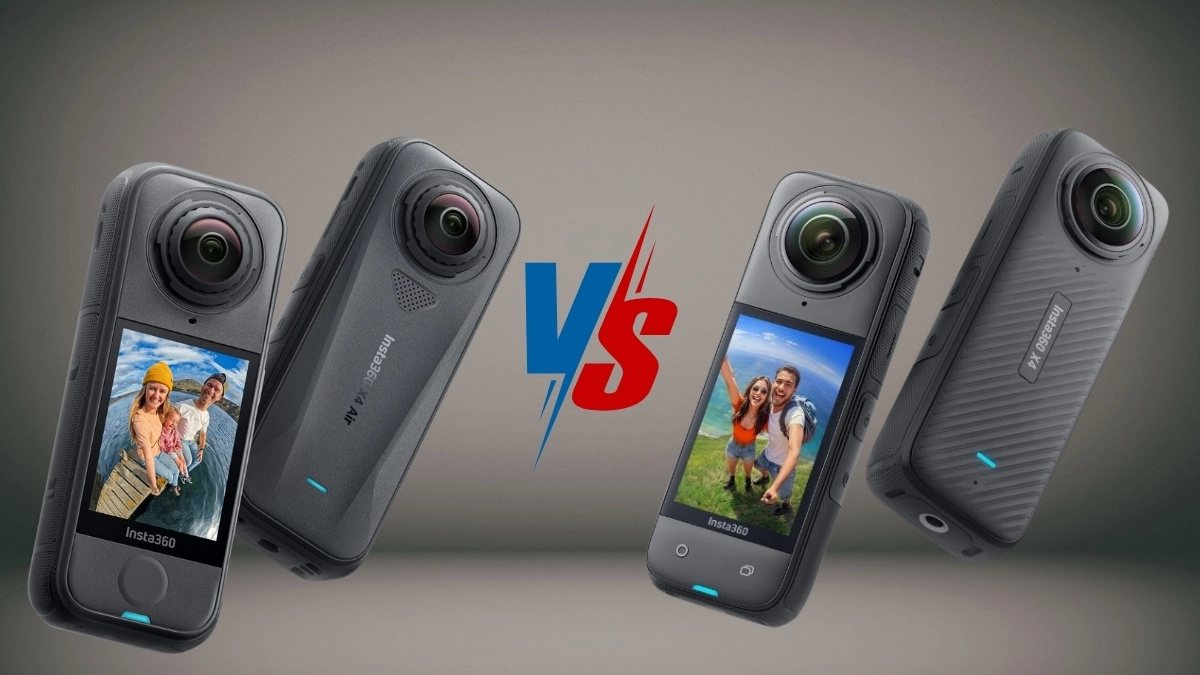 So sánh camera hành trình Insta360 X4 Air Standard và Insta360 X