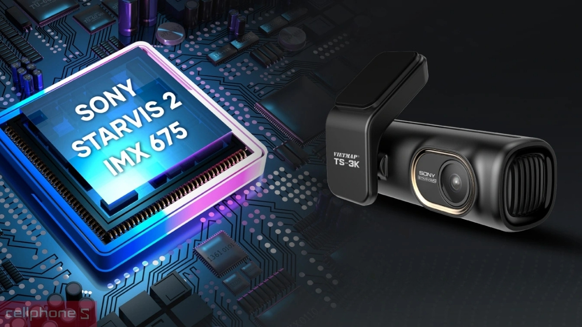 Camera trước sau ghi hình đồng thời cả hai hướng