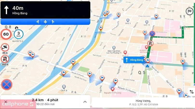 Dữ liệu giao thông cập nhật liên tục
