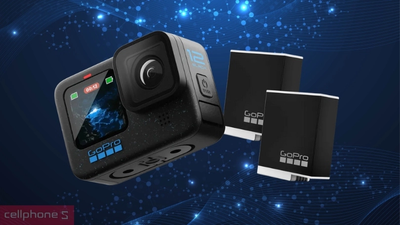 Pin camera hành trình GoPro Hero 12 Bundle Black