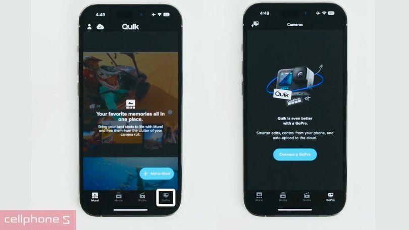 Hướng dẫn kết nối camera hành trình GoPro Hero 12 Bundle Black với smartphone