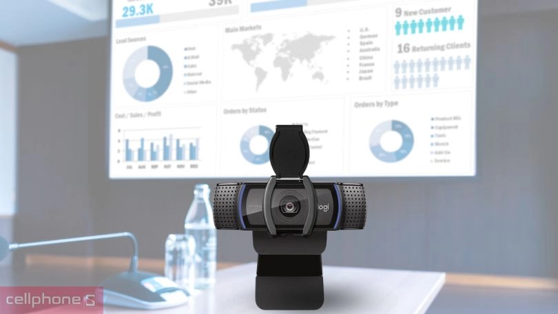 Camera hội nghị Logitech C920e Full HD 1080P/Góc nhìn 78°/2 mic