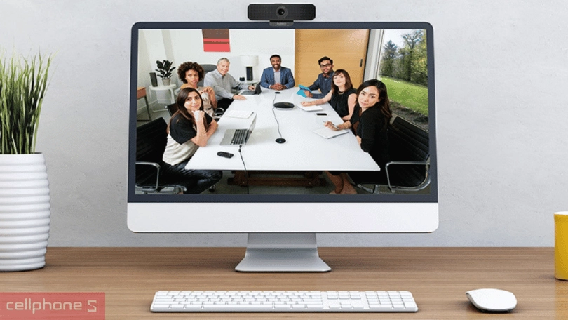 Camera hội nghị Logitech C925e full HD 1080P/mic kép - Tự động lấy nét và zoom kỹ thuật số