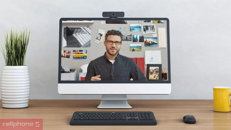 Camera hội nghị Logitech C925e full HD 1080P/mic kép - Tự động lấy nét và zoom kỹ thuật số