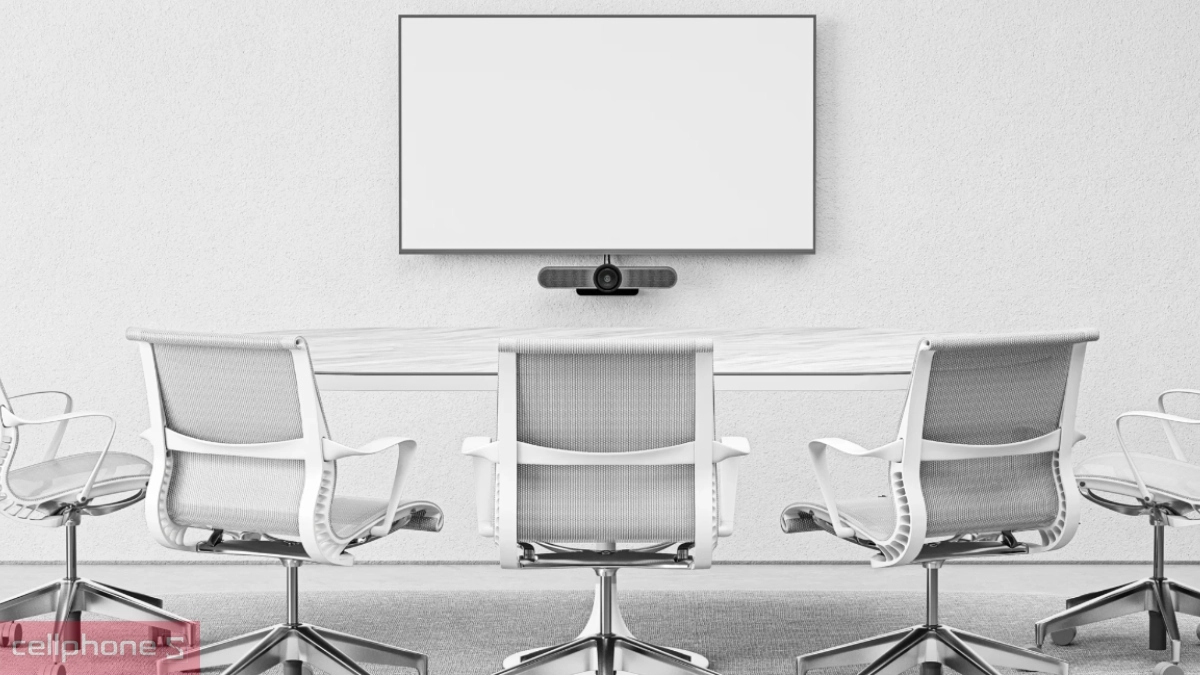 Thiết kế camera hội nghị video Logitech Meetup