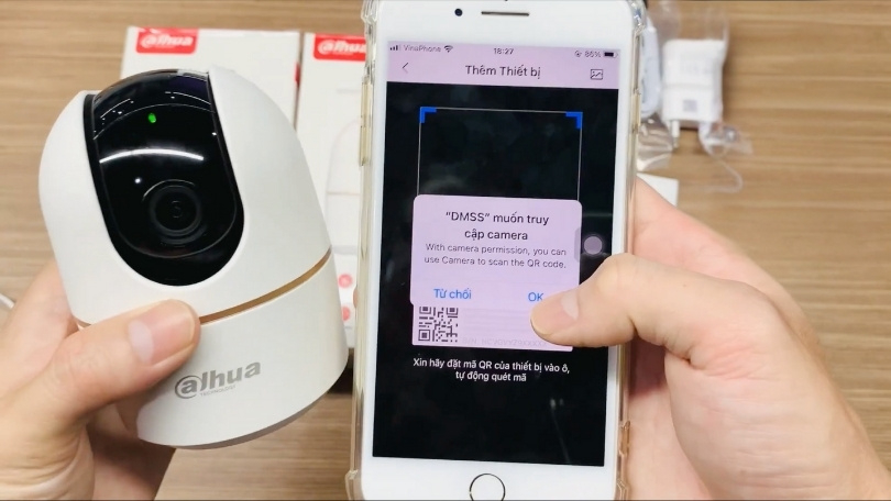 Hướng dẫn kết nối camera IP Wifi Dahua H3AE 3MP với điện thoại