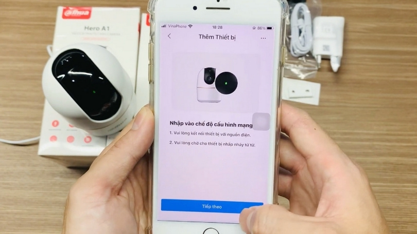 Hướng dẫn kết nối camera IP Wifi Dahua H3AE 3MP với điện thoại