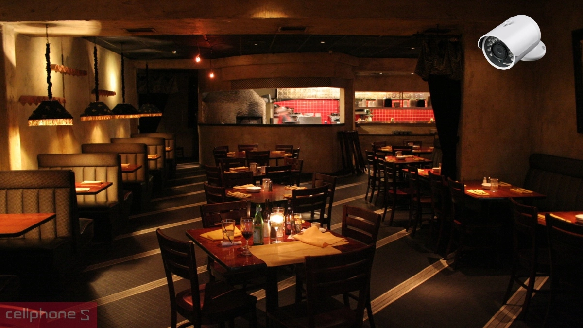 Nhà hàng nhỏ nên lắp bao nhiêu camera là hợp lý