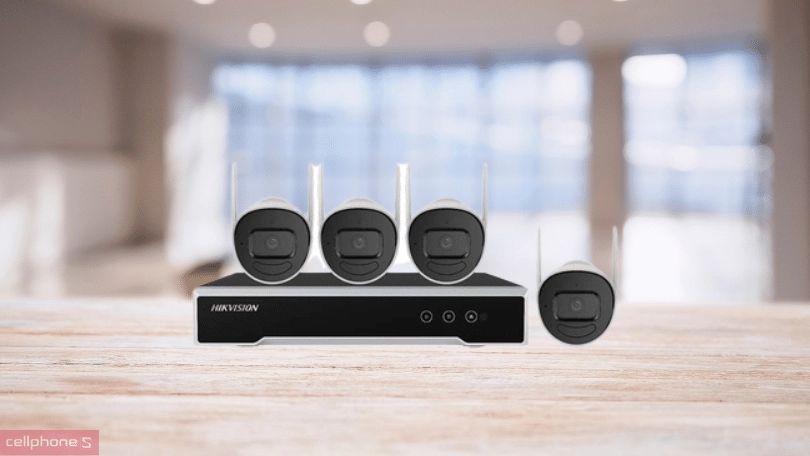 Đánh giá thiết kế Bộ kit camera IP NK42W0H (D) 2MP Hikvision (4 Camera)