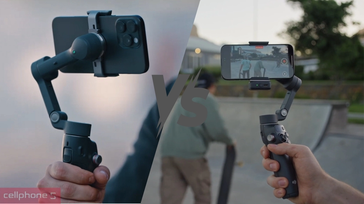 So sánh chi tiết DJI Osmo Mobile 8 và Osmo Mobile 7