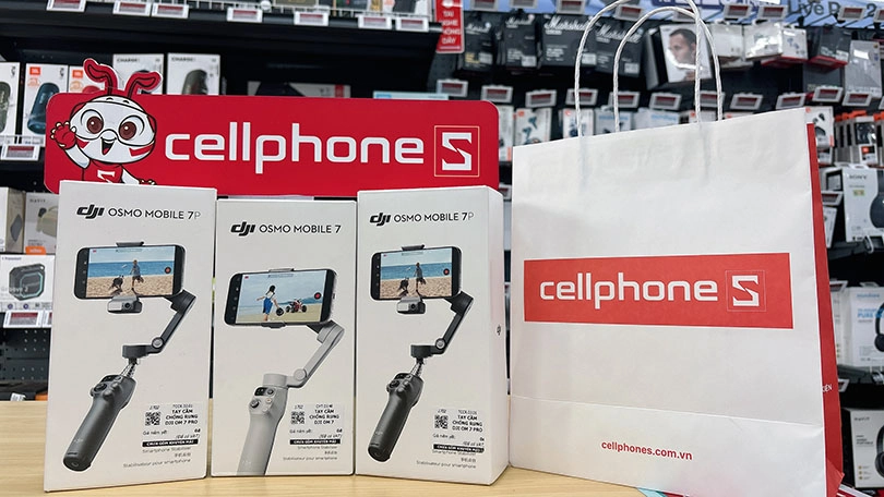 Mua ngay tay cầm chống rung DJI OM 7 Pro với ưu đãi siêu hời tại CellphoneS