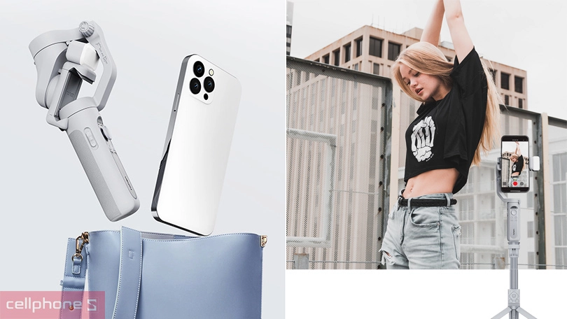 Tay cầm chống rung Hohem Xe Kit – Thiết kế nhỏ gọn, sử dụng đơn giản 