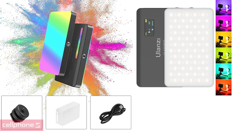 Đánh giá đèn Livestream ULANZI VL120 RGB Full Color
