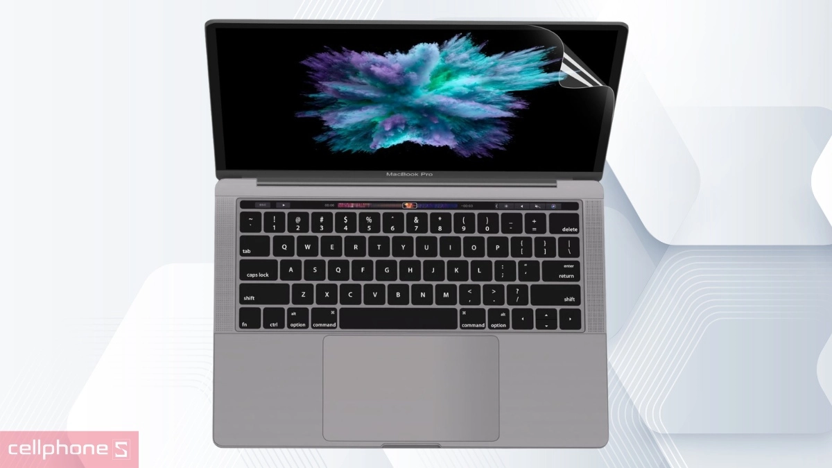 Cấu trúc kính cường lực Macbook Pro 14 M1/M2/M3/M4/M5 Innostyle Crystalguard Tempered Glass