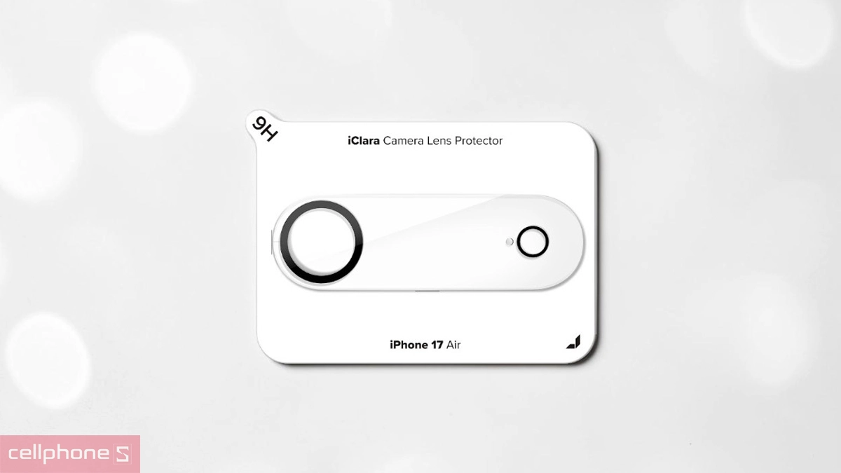 Độ cứng dán bảo vệ camera iPhone Air Jcpal Iclara
