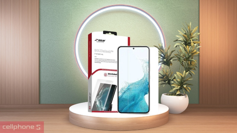 Dán chống va đập Samsung Galaxy S24 Zeelot Solidsleek Full cao cấp