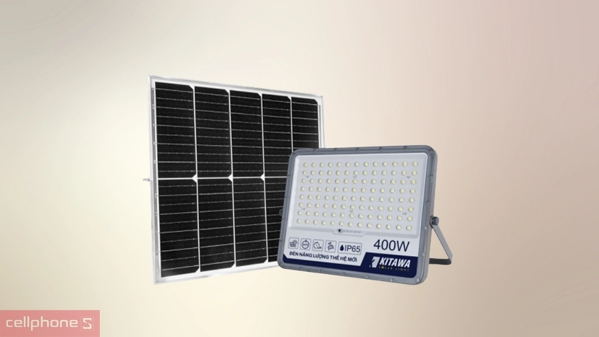 Đèn Kitawa 400W dùng pin LiFePO4, độ bền cao