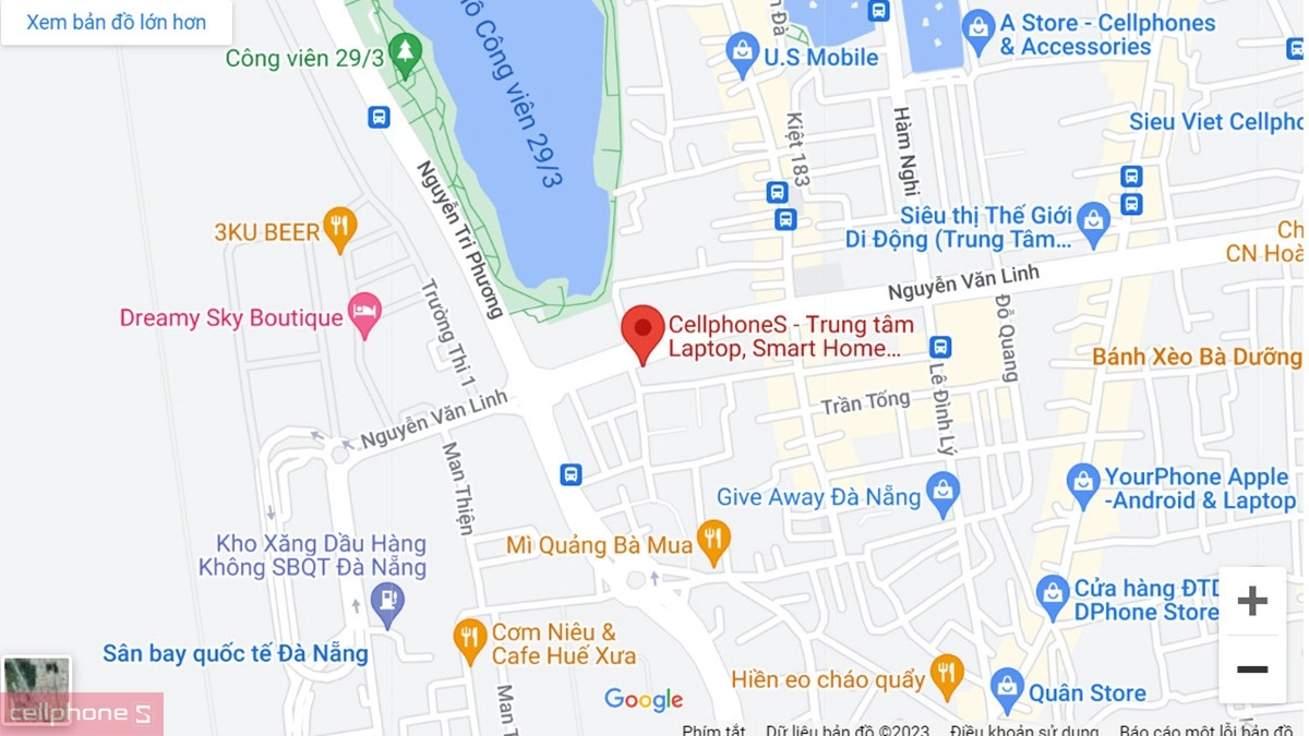 Danh sách cửa hàng điện thoại, laptop tại Đà Nẵng của CellphoneS