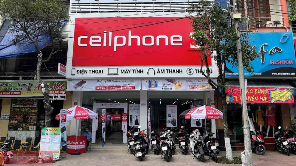 Danh sách 2 cửa hàng điện thoại, laptop tại Long An của CellphoneS