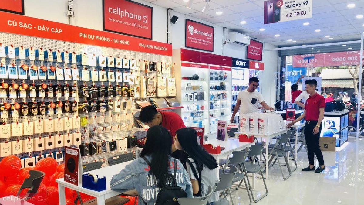 Danh sách cửa hàng điện thoại laptop tại Nghệ An của CellphoneS