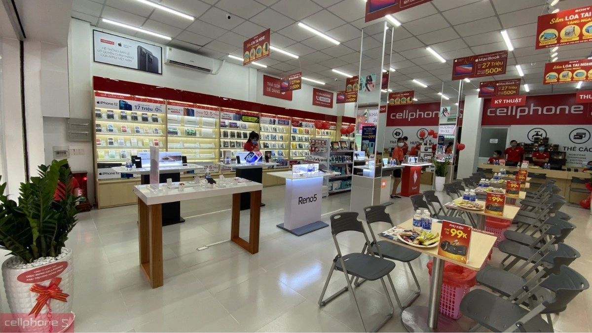 Cửa hàng điện thoại, laptop CellphoneS Nghệ An kinh doanh gì?