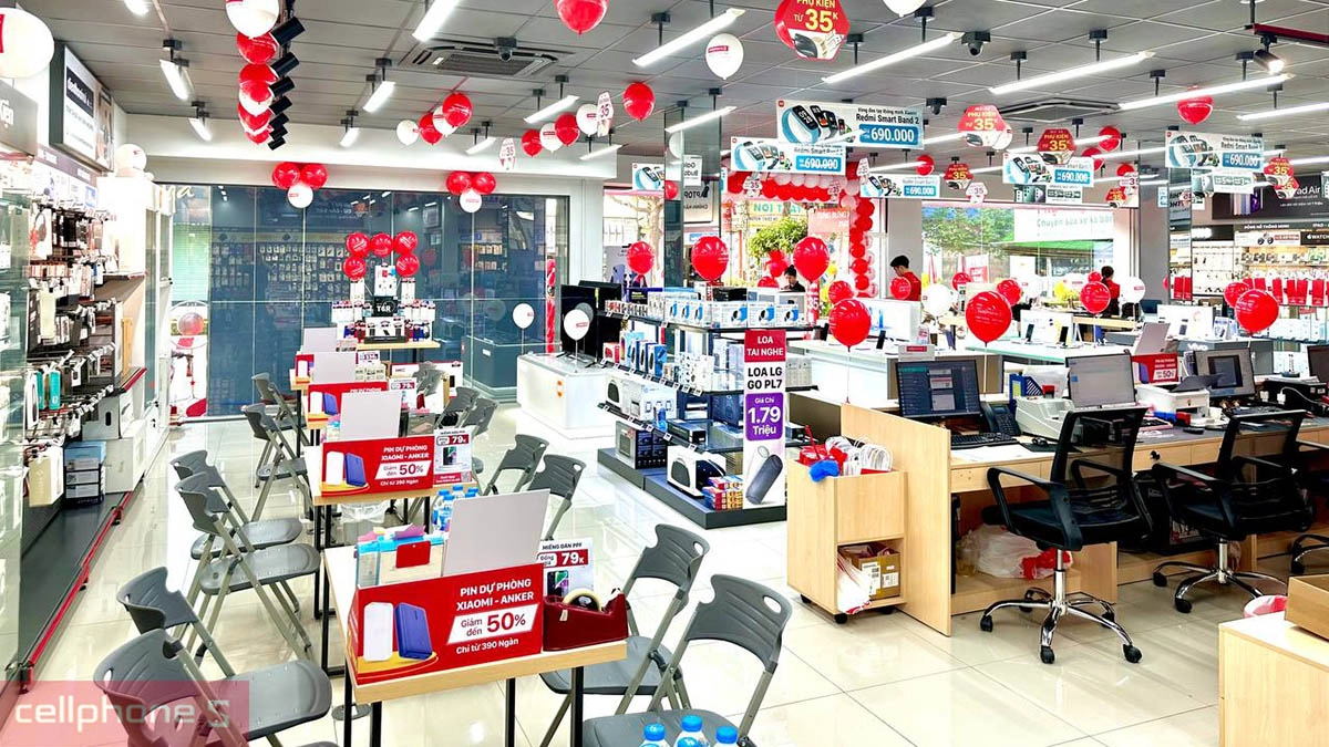 Cửa hàng điện thoại, laptop CellphoneS Tây Ninh kinh doanh gì?