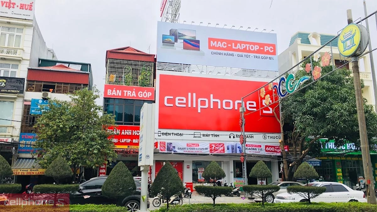 TOP cửa hàng điện thoại, laptop tại Thanh Hóa của CellphoneS