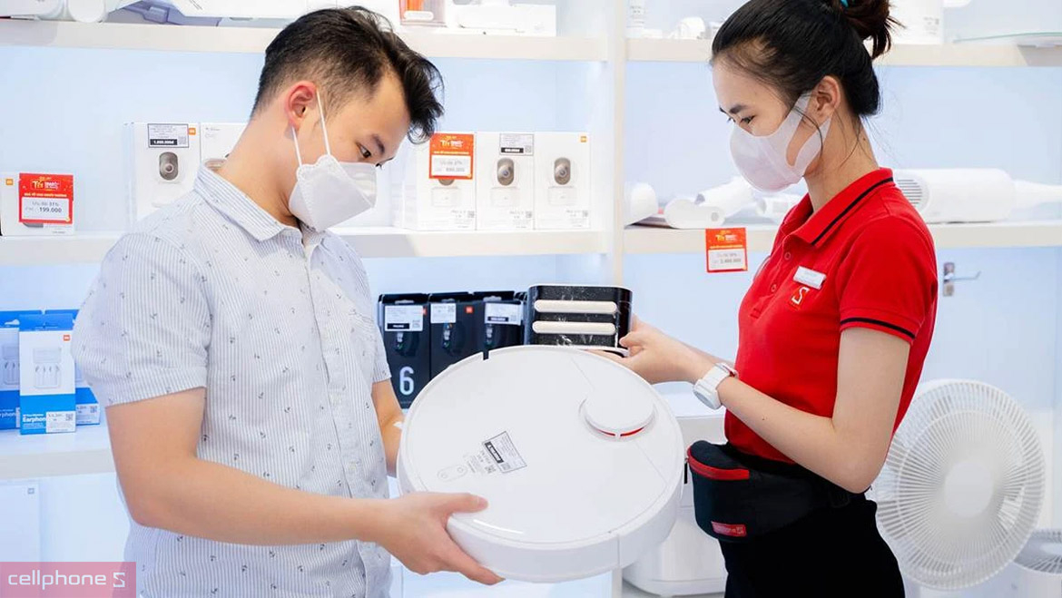 Cửa hàng điện thoại, laptop CellphoneS Sóc trăng kinh doanh đồ gia dụng