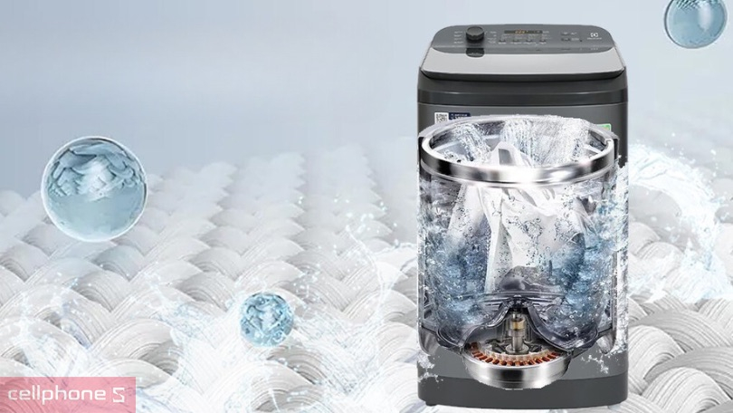 Điện năng tiêu thụ của máy giặt Electrolux Inverter 10kg EWT1074M5SA