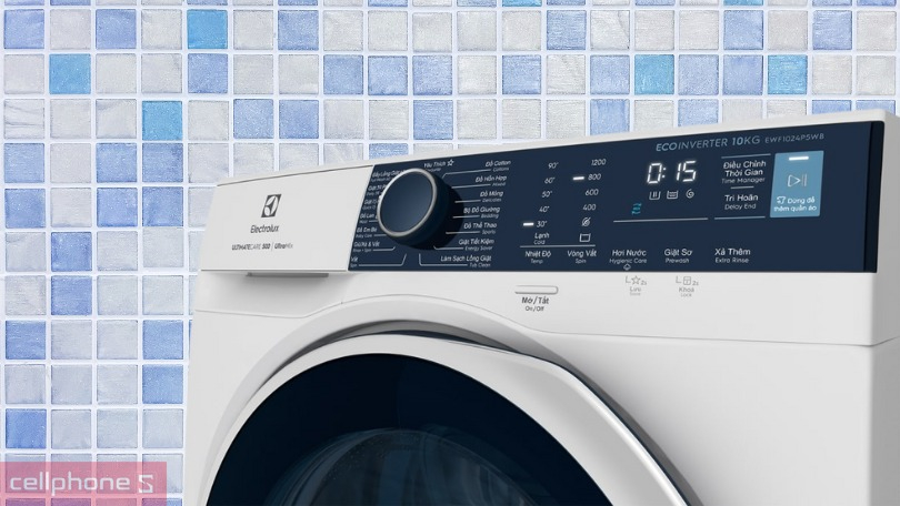Chế độ hoạt động của máy giặt cửa ngang Electrolux Inverter 9kg EWF9024P5WB