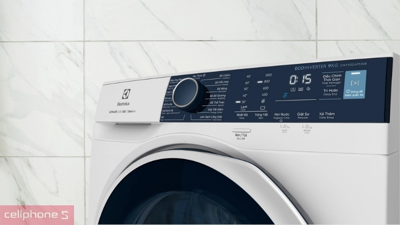 Chế độ hoạt động của máy giặt cửa ngang Electrolux Inverter 9kg EWF9024P5WB