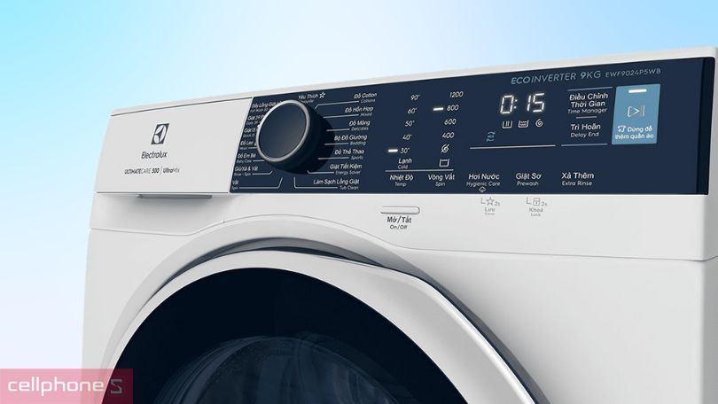 Hướng dẫn sử dụng máy giặt cửa ngang Electrolux Inverter 9kg EWF9024P5WB