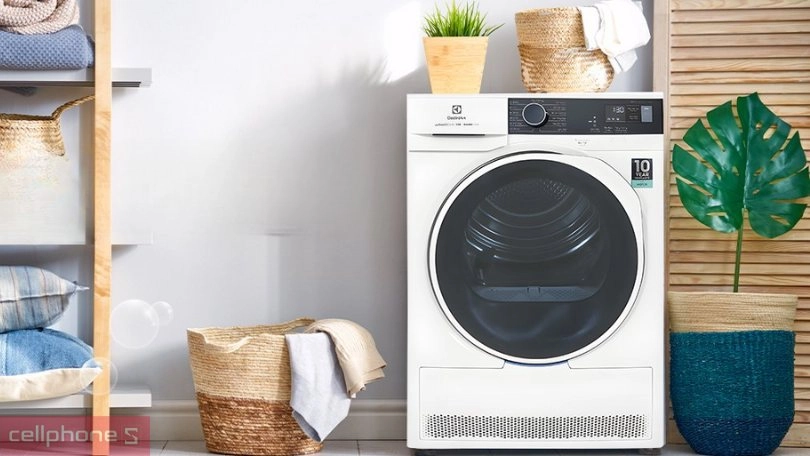 Vì sao nên mua máy sấy bơm nhiệt Electrolux 8kg EDH804H5WB