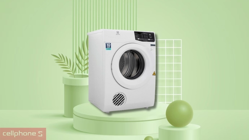 Máy sấy quần áo Electrolux được thiết kế theo phong cách tối giản