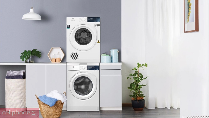 Thiết kế máy sấy thông hơi Electrolux 7.5 kg EDV754H3WB