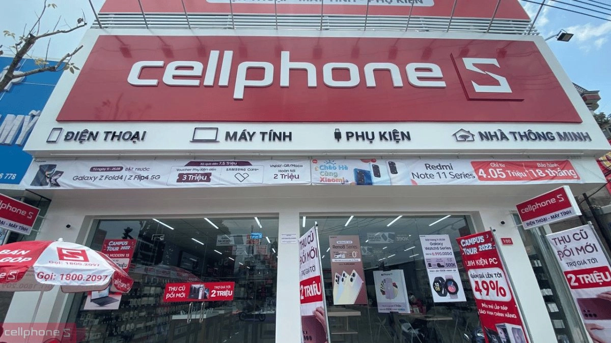 Cửa hàng điện thoại CellphoneS Bình Dương - 100 Nguyễn Văn Triết