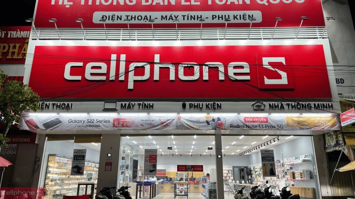Cửa hàng điện thoại CellphoneS Bình Dương - 32 đường N5-D10