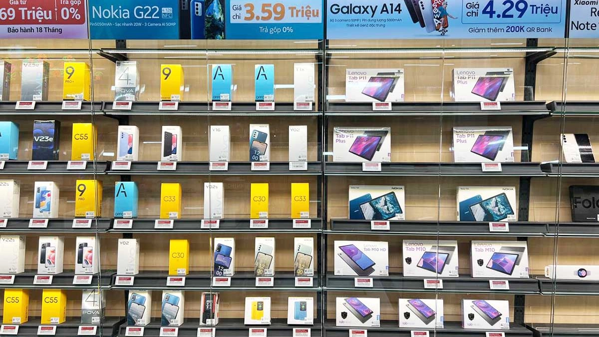 Cửa hàng điện thoại, laptop CellphoneS Đồng Tháp kinh doanh điện thoại