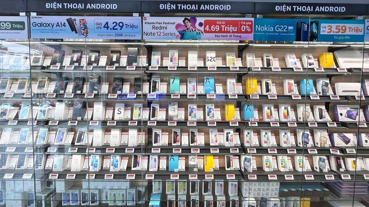 Cửa hàng điện thoại, laptop CellphoneS Kiên Giang kinh doanh điện thoại