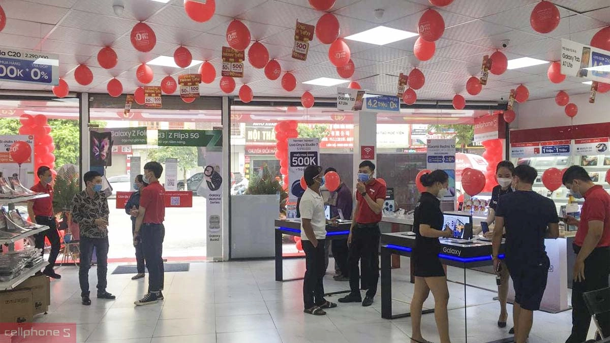 Danh sách cửa hàng điện thoại, laptop tại Bắc Ninh của CellphoneS